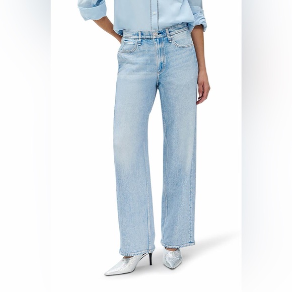 NWT Rag&Bone Miramar Wide-Leg Pants
Cotton Terry Sweatpant Jeans Aria light blue - Picture 3 of 15